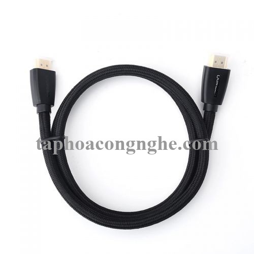 Ugreen 40414 10M màu Đen Cáp tín hiệu HDMI chuẩn 2.0 hỗ trợ phân giải 4K HD118 30040414